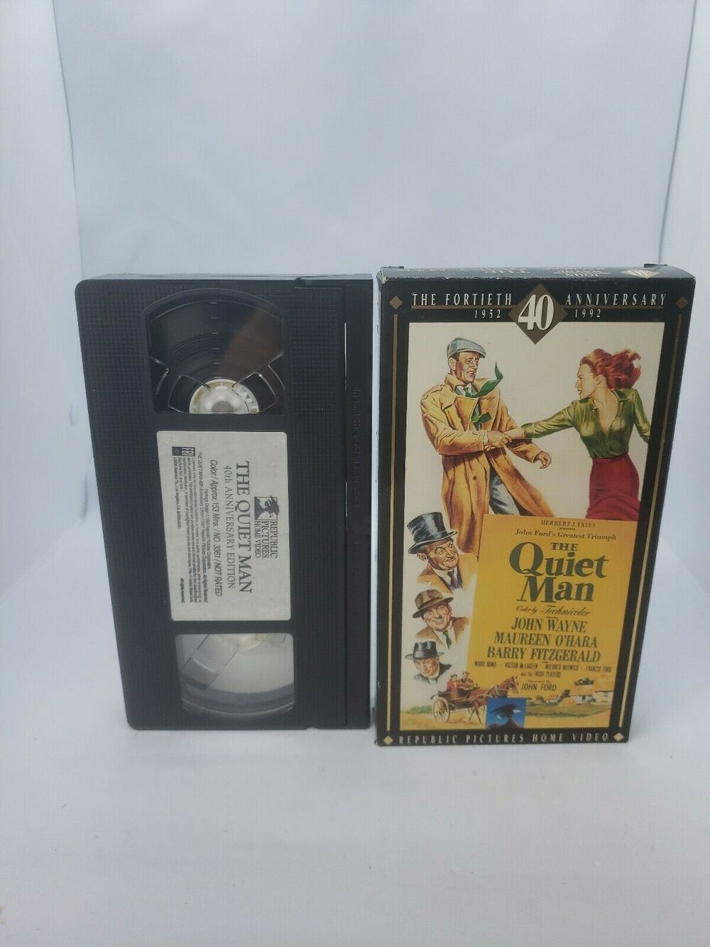 The Quiet Man (VHS, 1992, 40th Anniversary Edition) John Wayne